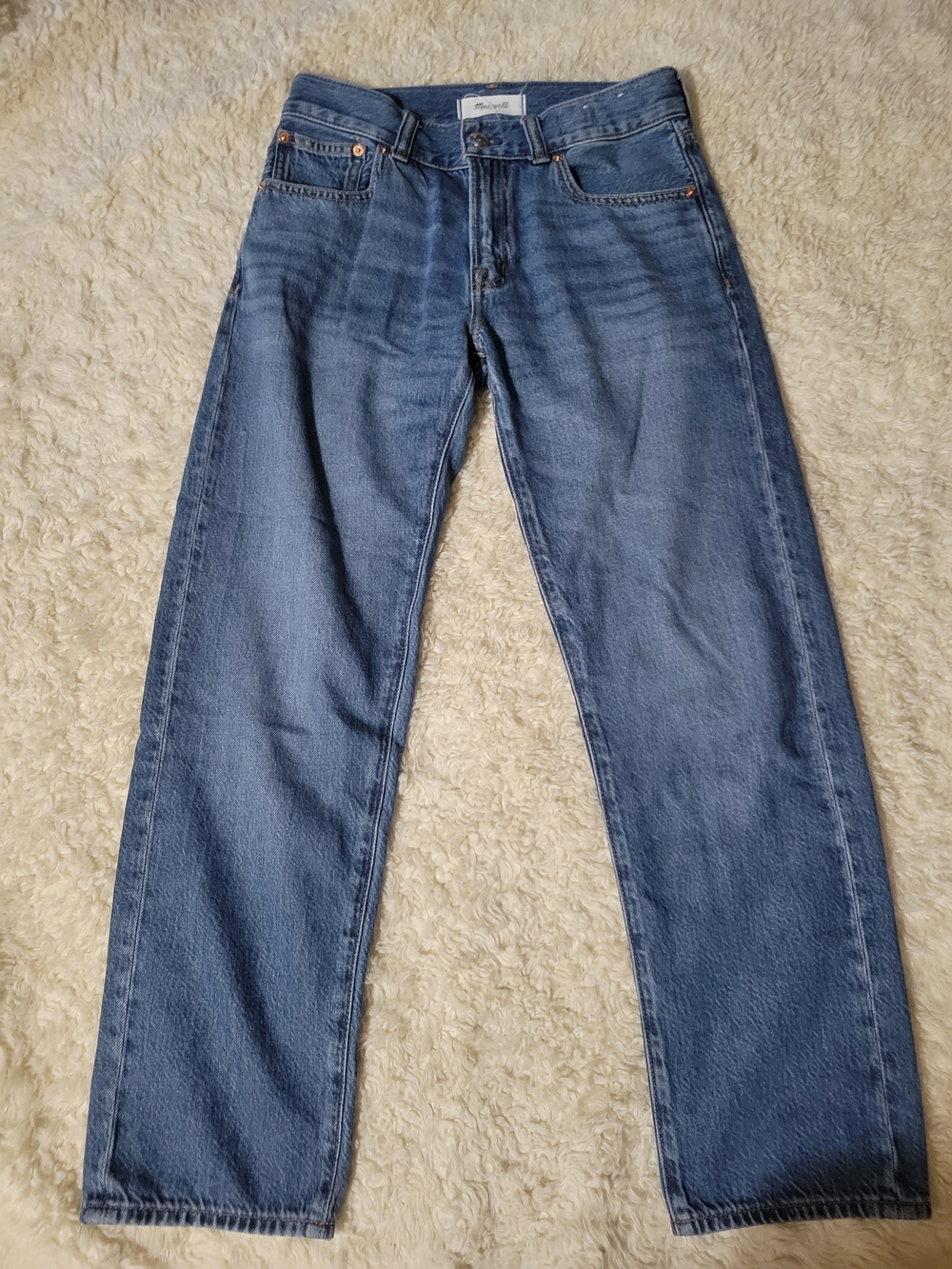 Madewell The Petite Dean Easy Straight Jean Airy Edition | Size 23P | Like New